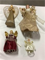 4 angel figurines