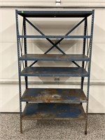 METAL GARAGE SHELVING - 36" X 18" X 64"