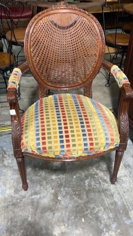 French Carved Arm Chair