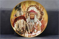 Cheif Of The Piegon Blackfoot Plate