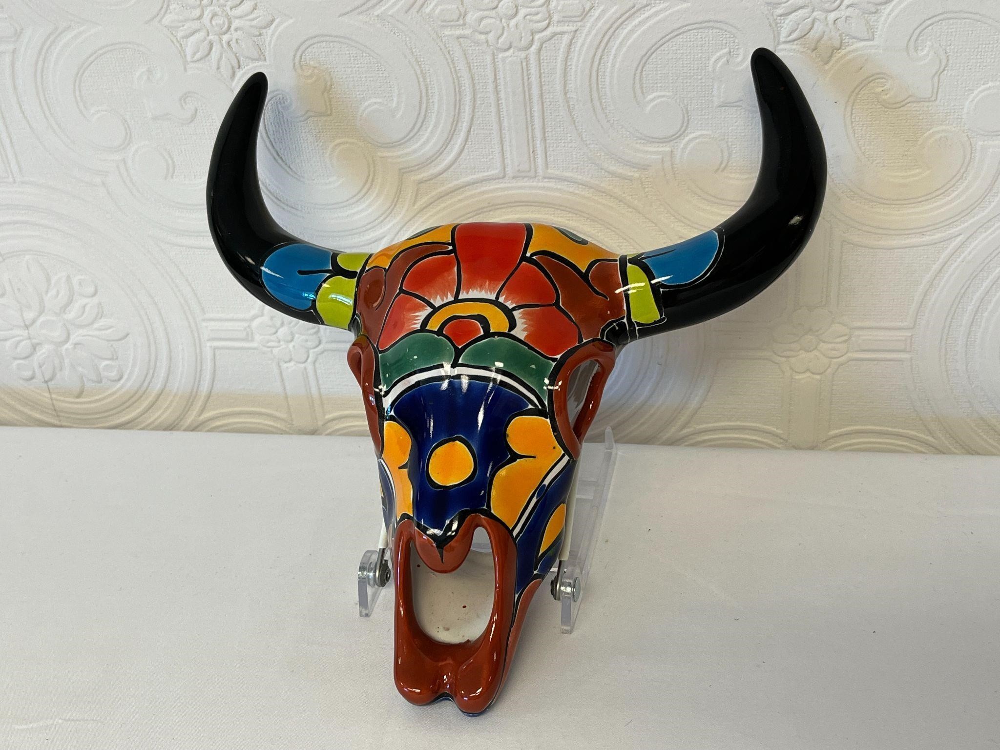 Talavera Skull Head