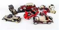 Lot of 8 Classic / Sports Car Collector Cars