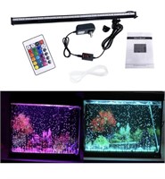 HCDMRE LED AIR BUBBLE AQUARIUM LIGHT 34.5IN LONG