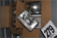(4) Sealed Beam Headlights - 2 Dim, 2 Bright