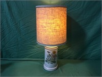 Very Nice Painted Lamp