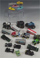 24 MIKRO MASHINES GALOOB TRUCKS LOT VINTAGE