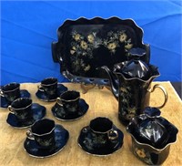 Serenade Coffee Service  for 6 -Hand Painted