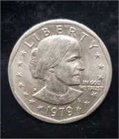 1979 Susan B. Anthony Dollar Liberty Coin.