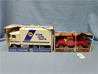 2 New In Box Nylint Steel Trucks