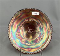 Eat Paradise Soda's 6" adv. plate - amethyst