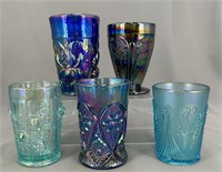 Lot of 5 contemporary tumblers