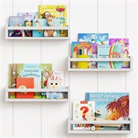 Forbena Floating Nursery Book Shelves for Wall Se