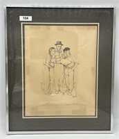 1974 Norman Rockwell Signed Lithograph Proof Print