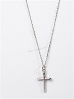 Sterling Silver Sherman Cross Necklace