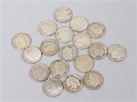 18 - Pre-1965 Silver Roosevelt Dimes