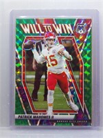 Patrick Mahomes 2021 Mosaic Green Reactive