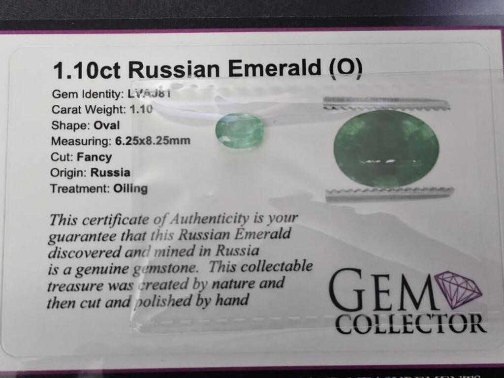 1.10ct Russian Emerald