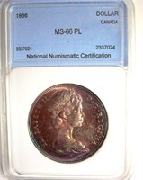 1966 Dollar NNC MS66 PL Canada