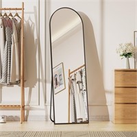 SE4526 Full Length Mirror Arched Black 59x16