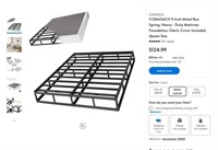N7158  Metal Box Spring Queen Size