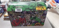 INCREDIBLE HULK CHEST FULL OF  COLLECTABLE TOYS