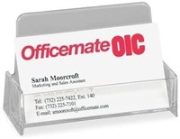 (4x )Oic Broad Base Business Card Holder, 1.9" x 3