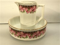 French Transfer-ware Pitcher and Basin Set.