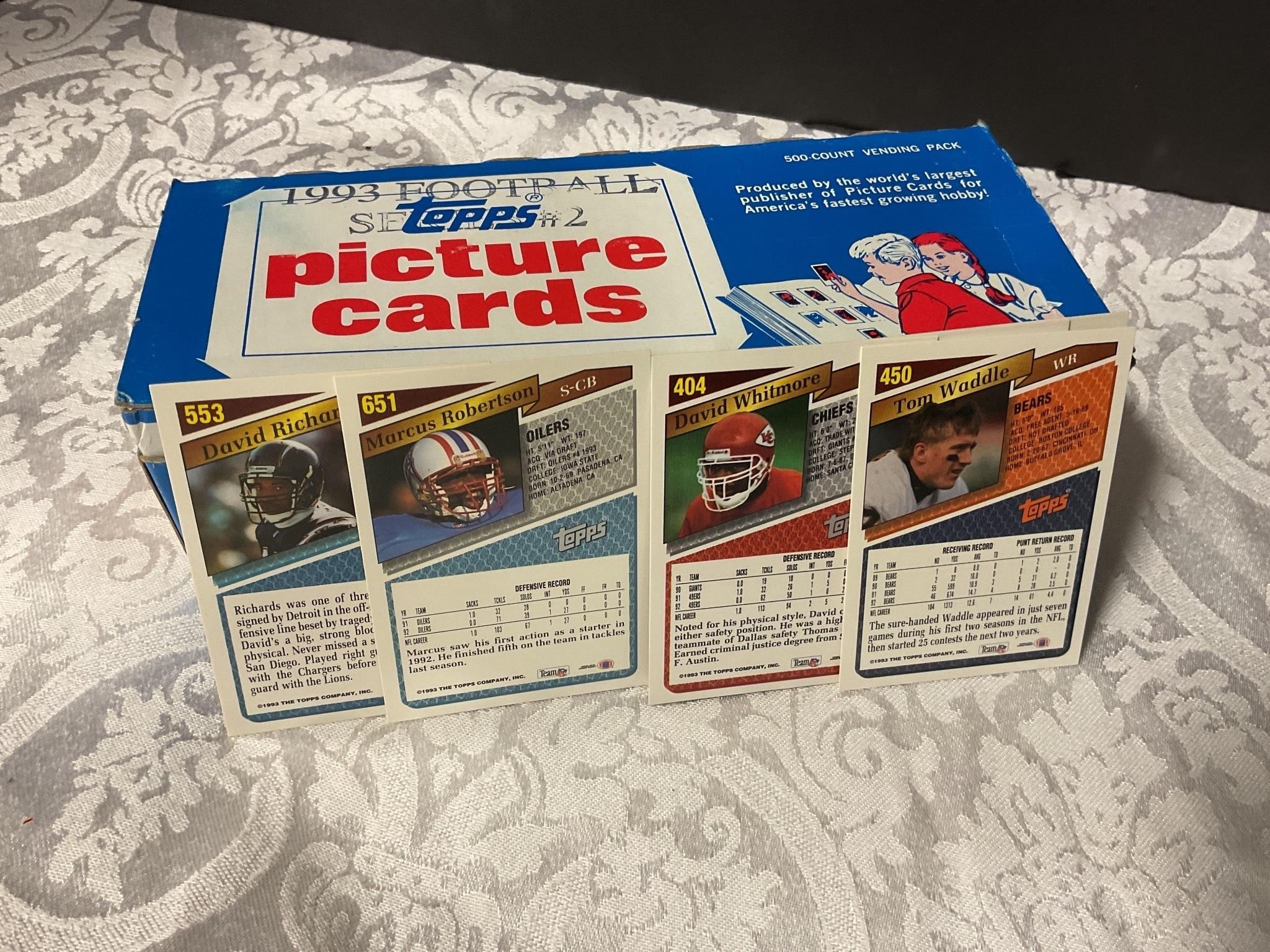 Topps 1993 picture cards