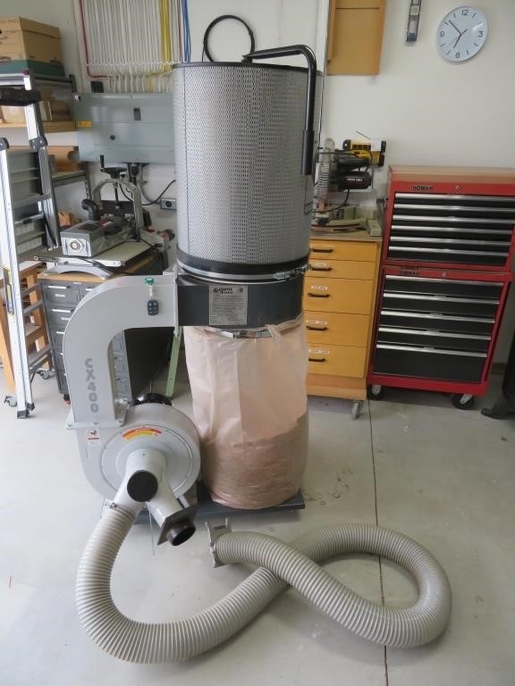 Craftex dust collector, 220v, with remote switch