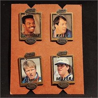 4 x Classic NFL Star Pins