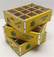 (3) Vintage Wooden Mini Canada Dry Crate
Sold