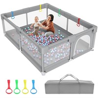 79" ×71" Extra Large Baby Playpen, Big Play Pens