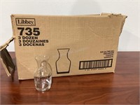 18 Libby 6.5 oz. Glass Decanters/Carafes, Like New