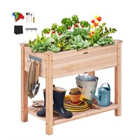 VEVOR Raised Garden Bed, 33.9 x 18.1 x 30 inch