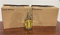 New 12 Glass 64 Ounce Bottles, Rail Yard Rootbeer