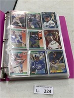 Baseball Cards in Binder