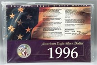 1996 American Eagle Silver Dollar .999 1oz