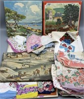 Vintage Handkerchiefs & Storage Boxes