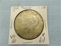 1922s Peace Silver Dollar - VF-20