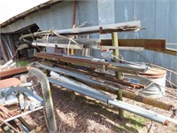 PIPE RACK WITH CONTENTS