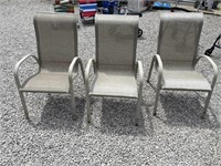 3 lawn chairs