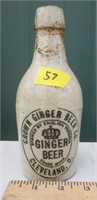 Crown Ginger Beer Co. crockery bottle