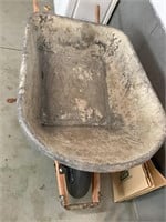 Plastic tub wheelbarrow