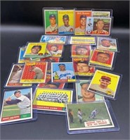 Vintage Baseball Card Collection - 25 Cards