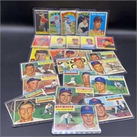 Vintage Baseball Card Collection - 25 Cards