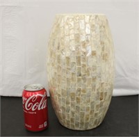 12.5" Paua Shell Look Vase