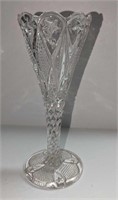 Vintage Diamond Pattern 9" Vase