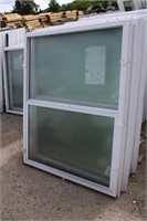 47-1/2x59-1/2 frosted glass vinyl window