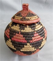 Inoaba Africa Woven Lidded Basket 5"