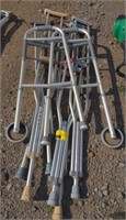 (H) Lot of Crutches and Walker